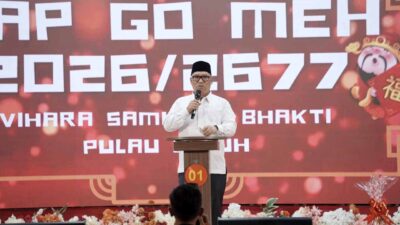 Hadiri Cap Go Meh 2026 di Batam, Wagub Nyanyang: Keberagaman Adalah Kekuatan Kepri
