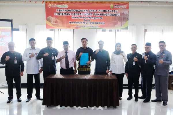 Pemko Tanjungpinang Pinjam Rp30 Miliar ke BRK Syariah untuk Tutup Kekurangan Kas Jelang Idul Fitri