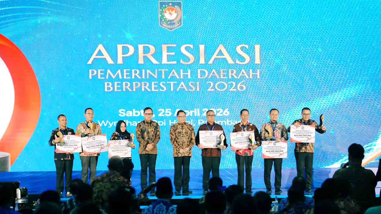 Pemerintah Provinsi Kepulauan Riau meraih penghargaan Terbaik I kategori Penanggulangan Kemiskinan dan Stunting dalam ajang Apresiasi Pemerintah Daerah Berprestasi 2026