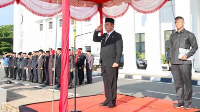 Gubernur Ansar Pimpin Upacara Hari Otonomi Daerah ke-30 di Tanjungpinang
