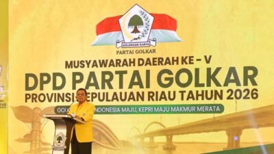 Gubernur Ansar Sebut Generasi Milenial Kepri Sudah Tembus 50 Persen, Golkar Diminta Beradaptasi