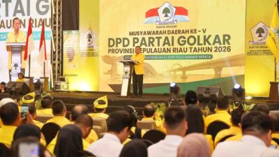 Gubernur Ansar Sebut Musda V Golkar Kepri Jadi Momentum Siapkan Kader Penerus