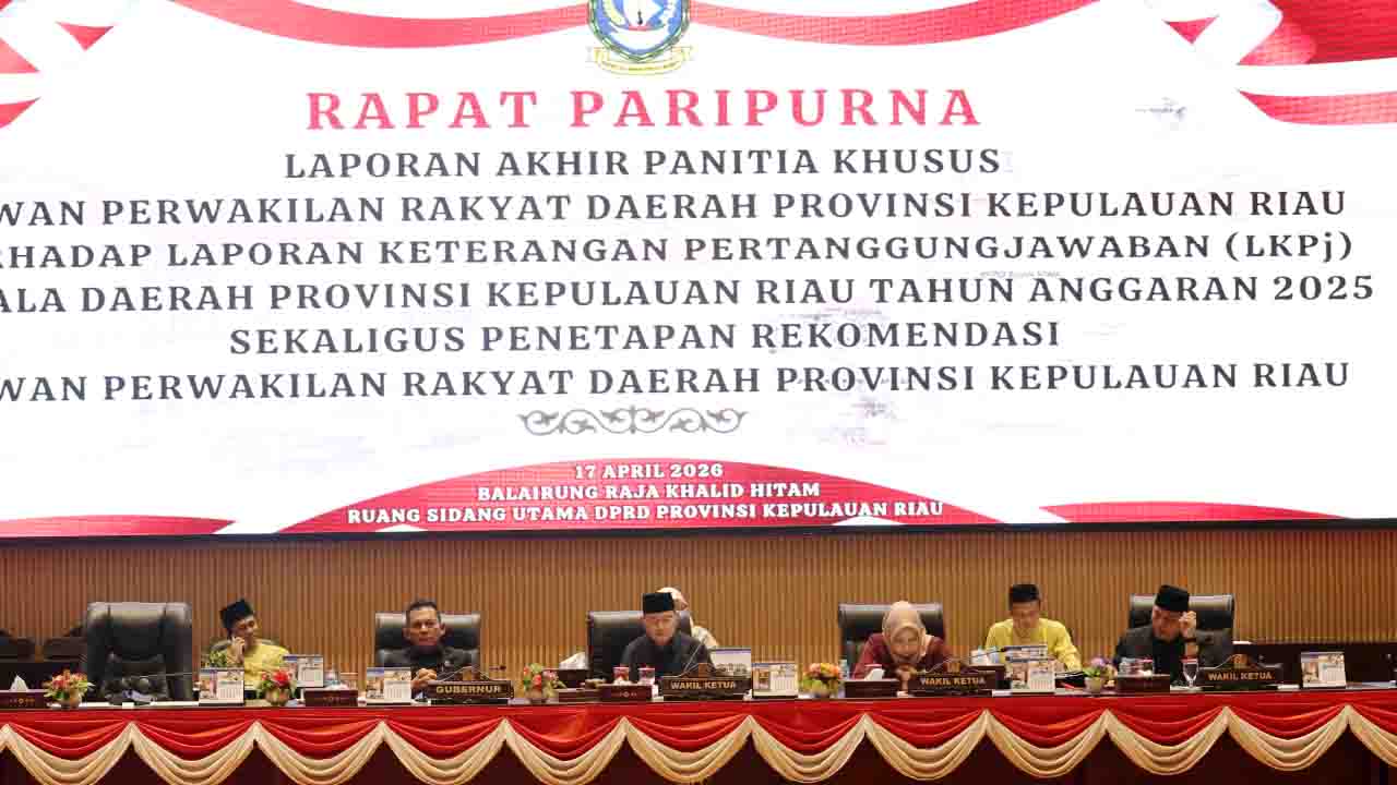 Rapat paripurna penyampaian laporan akhir Panitia Khusus (Pansus) terhadap Laporan Keterangan Pertanggungjawaban (LKPj) Tahun Anggaran 2025