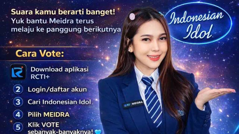 Satu Vote Bisa Tentukan Nasib Meidra di Indonesian Idol Season 14