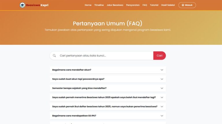 Siapa yang Tidak Bisa Daftar Beasiswa Kepri 2026?