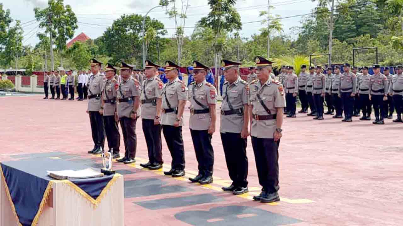 Kapolres Bintan Lantik AKP Prasojo sebagai Kasi Was dan AKP Zulfikar Andri sebagai Kasi Kum