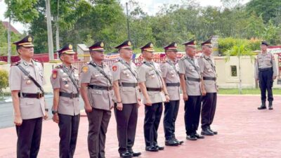 Sertijab Polres Bintan, AKP Zulilham Gantikan Kompol Nurman sebagai Kapolsek Bintan Utara