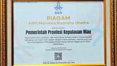 BKN Apresiasi Kebijakan Pro Karier ASN yang Diterapkan Pemprov Kepri