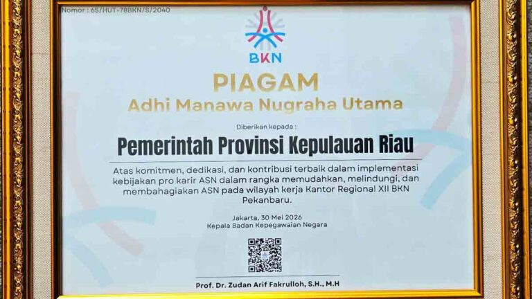 BKN Apresiasi Kebijakan Pro Karier ASN yang Diterapkan Pemprov Kepri