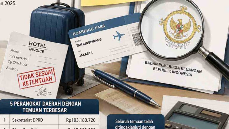 Begini Cara BPK Mengungkap Temuan Perjalanan Dinas di Pemprov Kepri