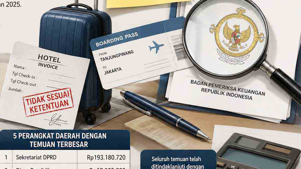 Begini Cara BPK Mengungkap Temuan Perjalanan Dinas di Pemprov Kepri