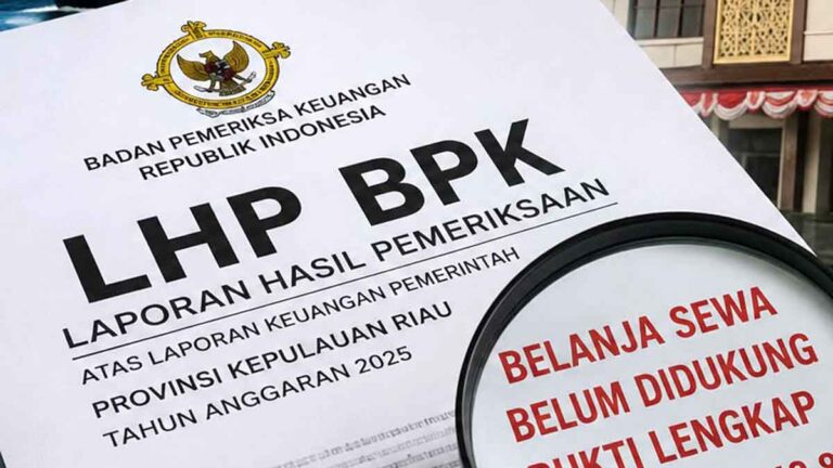 Belanja Sewa Rp1,1 Miliar di Sekretariat DPRD Kepri Belum Didukung Dokumen Memadai