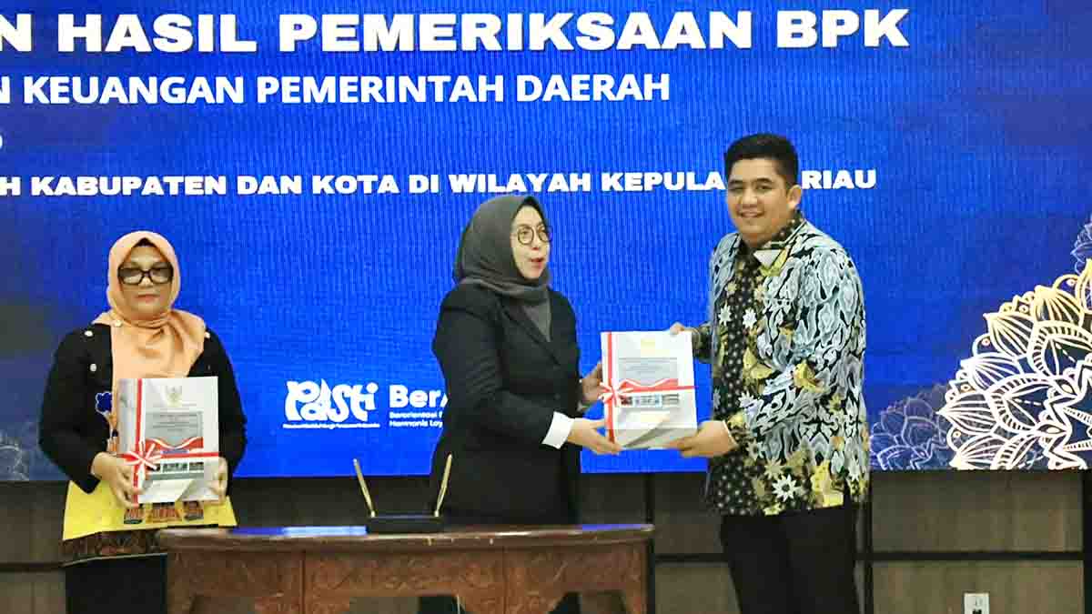 Bintan Raih WTP Ke-15 Berturut-turut, Bupati Roby Sebut Hasil Kerja Kolektif Seluruh OPD