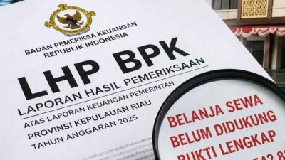 BPK: Dokumen Belanja Sewa di Sekretariat DPRD Kepri Baru Membuktikan Pembayaran, Belum Keabsahan Penggunaan Anggaran