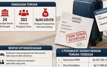 BPK Kepri Temukan Pembayaran Ganda hingga Biaya Penginapan Tak Sesuai Kondisi Sebenarnya