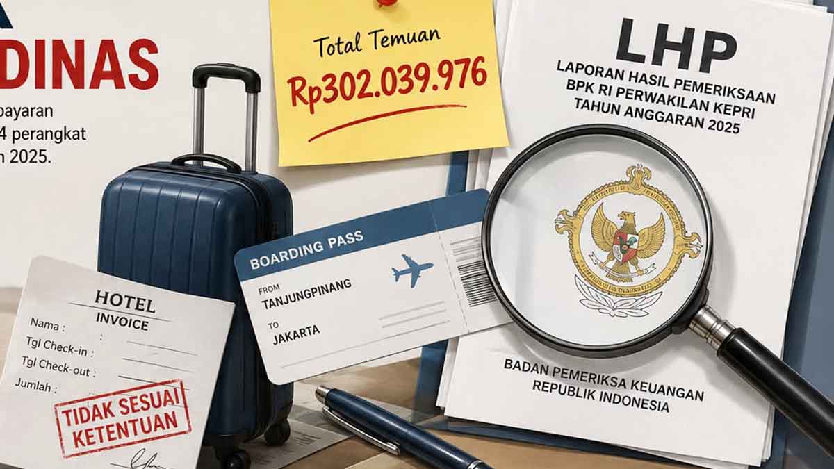 BPK Sebut Temuan Perjalanan Dinas Pemprov Kepri Tak Sesuai PP dan Perpres