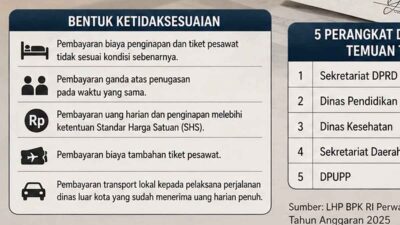 BPK Ungkap Lima Bentuk Ketidaksesuaian dalam Belanja Perjalanan Dinas Pemprov Kepri