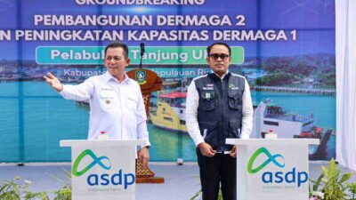 Groundbreaking Dermaga II Tanjung Uban Resmi Dimulai, Kapasitas Pelabuhan Akan Meningkat