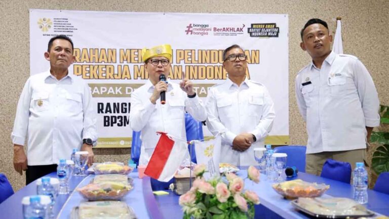 Menteri Mukhtarudin Tegaskan BP3MI Harus Beri Pelayanan Cepat, Ramah, dan Humanis untuk Pekerja Migran