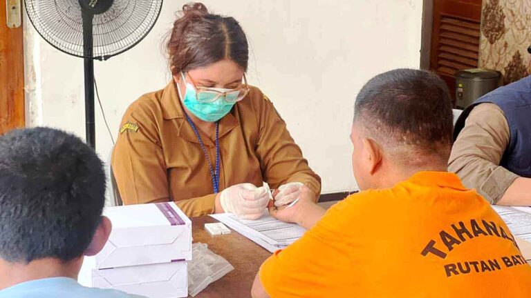 Puskesmas Sei Langkai Berikan Layanan VCT Mobile di Rutan Batam