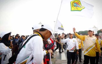 Gubernur Kepri Ansar Ahmad menyampaikan arahan tentang seleksi atlet POPDA X Kepri 2026.