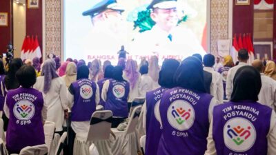 Kegiatan Asistensi Penguatan Posyandu Enam Bidang SPM Tahun 2026 di Tanjungpinang membahas transformasi fungsi Posyandu.