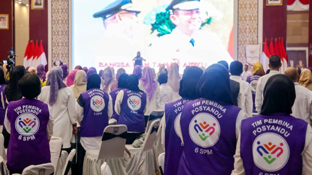 Kegiatan Asistensi Penguatan Posyandu Enam Bidang SPM Tahun 2026 di Tanjungpinang membahas transformasi fungsi Posyandu.