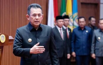 Gubernur Kepri Ansar Ahmad menyampaikan prioritas pengentasan kemiskinan dan ketahanan pangan dalam APBD Tahun Anggaran 2027 di DPRD Kepri.