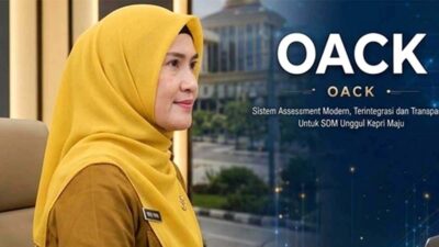 Kepala BKD Kepri Yeny Trisia Isabella menjelaskan assessment digital bagi ASN Kabupaten Karimun.