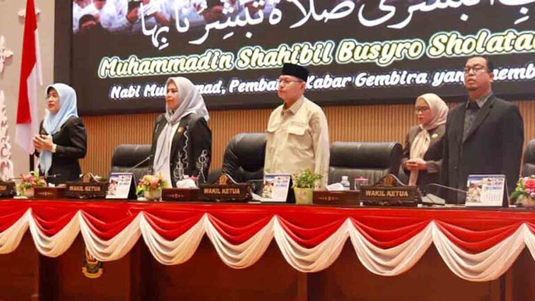 Juru Bicara Fraksi NasDem DPRD Kepri menyampaikan pandangan umum tentang Ranperda Pengelolaan Barang Milik Daerah.