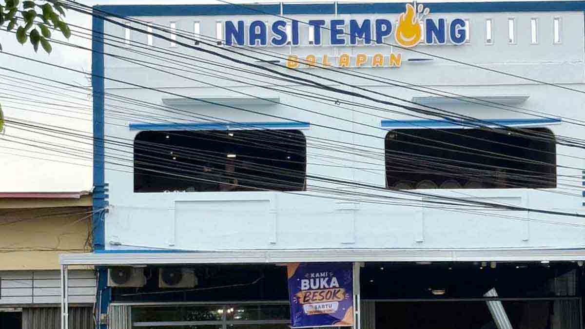 Grand Opening Nasi Tempong Balapan, Hadirkan Tiga Kuliner Nusantara di Tanjungpinang