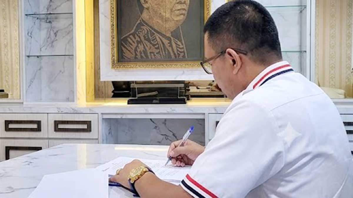 Ketua Umum HIPKI Ady Indra Pawennari menjelaskan perbedaan mekanisme penetapan HPM pasir kuarsa antara Kepulauan Riau dan Kalimantan Tengah.