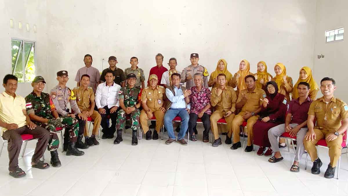 Ketua DPC HNSI Anambas Agustar menghadiri pembentukan Anak Ranting HNSI Kecamatan Siantan Utara.