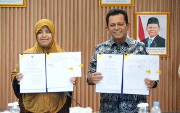 Penandatanganan nota kesepakatan penataan ruang laut antara KKP dan Pemerintah Provinsi Kepulauan Riau di Jakarta.