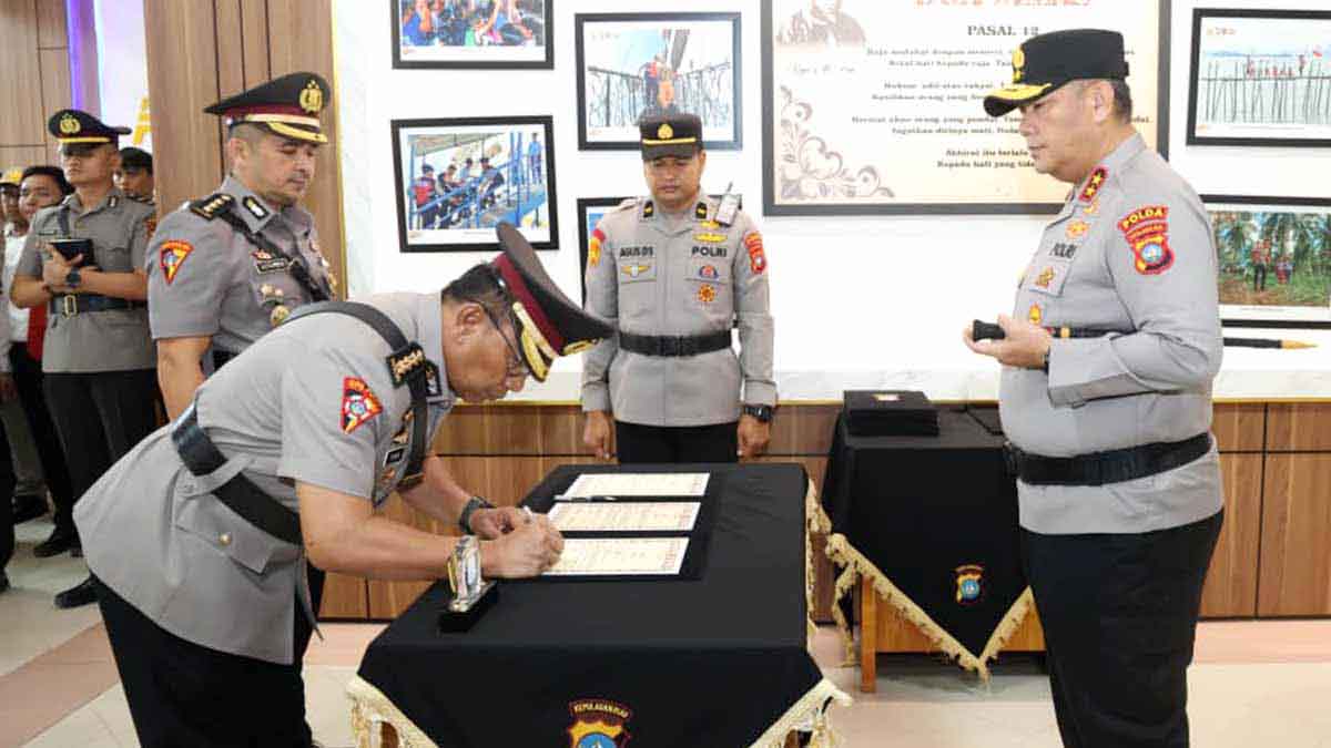 Kombes Pol Taswin mendapat penugasan baru sebagai Kabag Jianling Rojianstra Stamaops Polri usai sertijab di Polda Kepri.