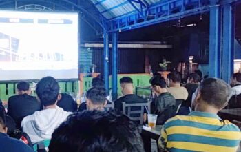 Raja Bayu menghadiri nobar Final Piala Dunia 2026 bersama masyarakat Anambas.