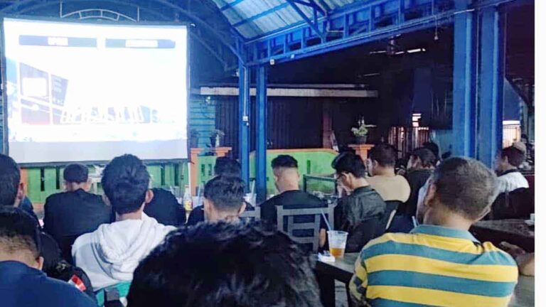 Raja Bayu menghadiri nobar Final Piala Dunia 2026 bersama masyarakat Anambas.