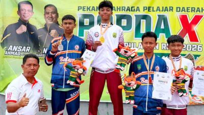 Ketua Pelti Tanjungpinang Rantha Fauzi Sembiring menegaskan komitmen pembinaan atlet tenis.