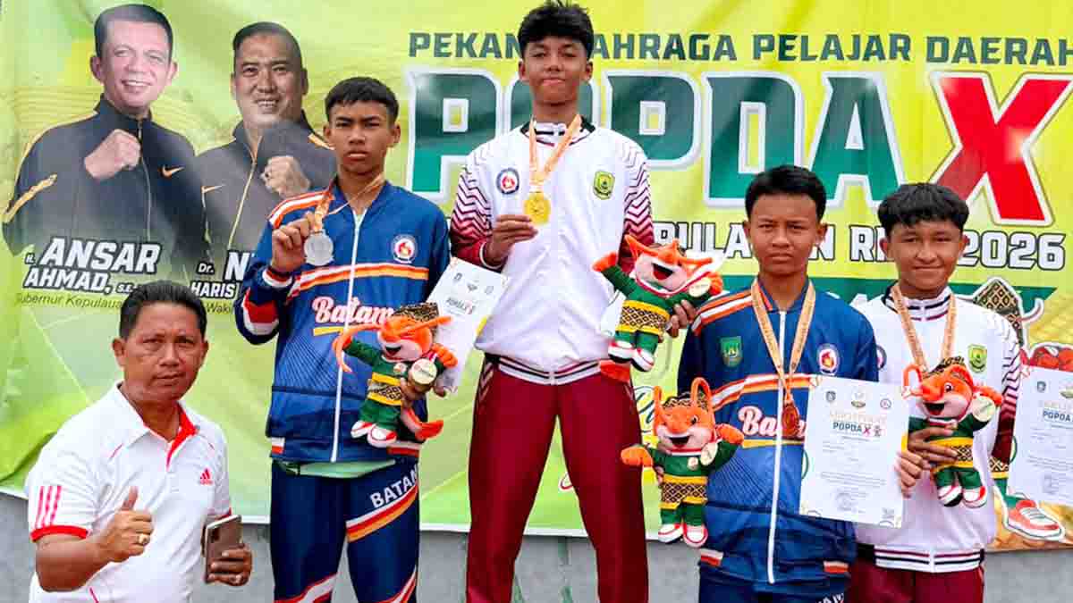 Ketua Pelti Tanjungpinang Rantha Fauzi Sembiring menegaskan komitmen pembinaan atlet tenis.