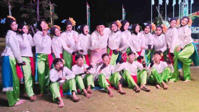 Rhatu Nazywa Air, personel Tunas Gurindam Corps, usai tampil pada pembukaan MTQ XII Kepri.