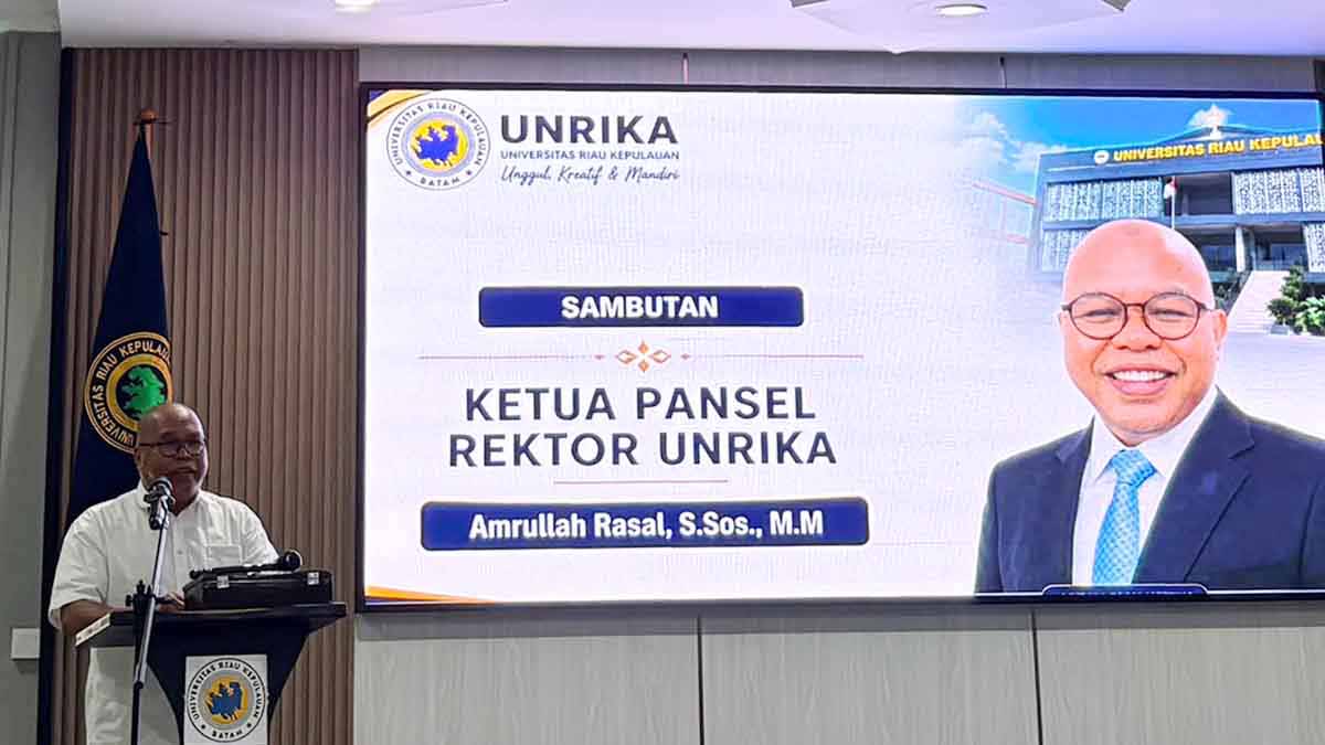 Tiga kandidat resmi bersaing dalam pemilihan Rektor Universitas Riau Kepulauan.