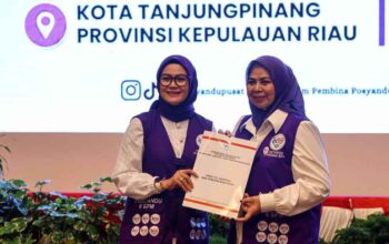 Kegiatan Asistensi Penguatan Posyandu Enam Bidang SPM Tahun 2026 di Aula Wan Seri Beni, Dompak, Tanjungpinang.