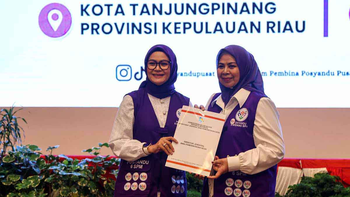 Kegiatan Asistensi Penguatan Posyandu Enam Bidang SPM Tahun 2026 di Aula Wan Seri Beni, Dompak, Tanjungpinang.