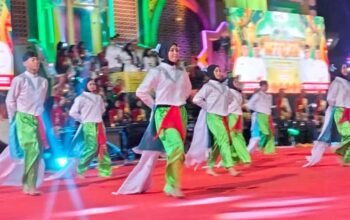 Tunas Gurindam Corps tampil membuka MTQ XII Kepulauan Riau di Tanjungpinang.
